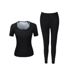 ONM 빅사이즈 운동땀복 트레이닝 세트 여성 반팔 9부 땀복