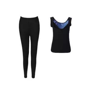 ONM 여성 지퍼땀복 세트 빅사이즈 상하의 9부 운동 땀복