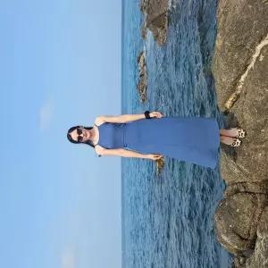 ONM 뮤핏 나시쉬폰롱원피스 커플원피스 커플룩 리본원피스