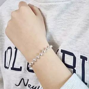 은볼 5mm 은팔찌 커플 인기 엄마 딸 선물 아들 졸업 입학 묵직 두툼