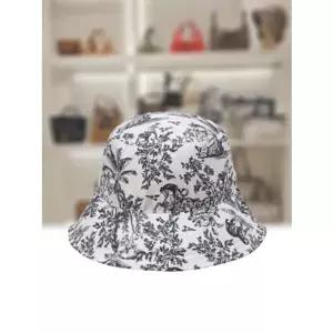 [헤지스](센텀시티점)여성 뜨왈드주이 네이비 리본 스트랩 버킷햇 HIHE5F009N2