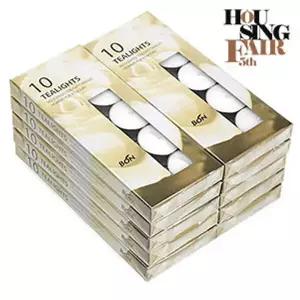 티라이트 양초 10x10개 흰색 무향 4시간연소 아로마버너용 티워머용 용