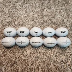 중고 골프공 PXG 화이트 혼합 3피스 로스트볼 10구 (투명케이스 포장) A+.