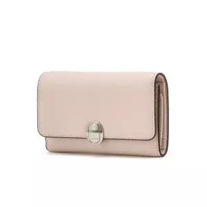 질스튜어트 뉴욕 액세서리 25FW [TATE][지폐수납가능] 핑크 가죽 오발 장식 3단 반지갑 JAWA5F121P1