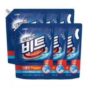 비트 딥클린파워 액체세탁세제 일반용 리필 2L 6개 DC