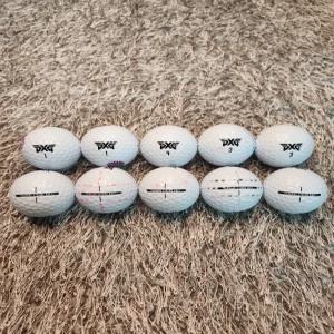 중고 골프공 PXG 화이트 혼합 3피스 로스트볼 10구 (투명케이스 포장) A..