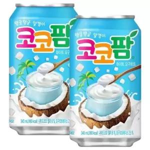 해태 코코팜 화이트요구르트 340ml 24캔