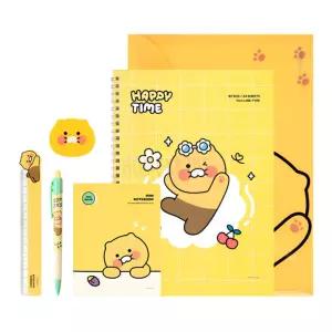 카카오프렌즈 춘식이 문구세트 베이직세트D 6종 학용품 문구 중학생 초등학생 고등학생 어린이날 크리스마스 단체선물 