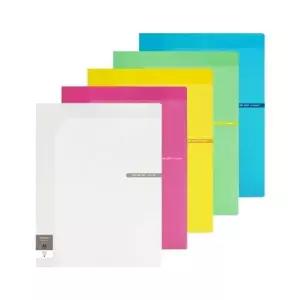 [셀러에이드]청운 칼라칩 4포켓화일 하늘