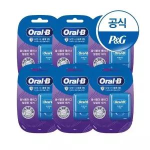 오랄비 치실 글라이드 3D 화이트 35M 6개