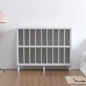 [우아미가구]유티 와이드 정리 책꽂이 2단 책장 1200