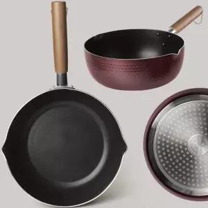 인덕션 라면 냄비 함마톤 우드 24cm ih 편수 냄비 캠핑 눌어붙지 플루오린 세라믹 레인지 할로겐 주방