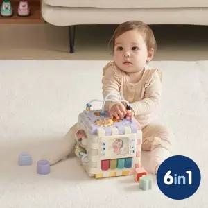 [하베브릭스][2026 붉은말에디션] 하베브릭스 국민육아템 6in1 변신큐브 아기장난감