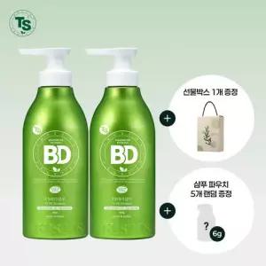 [티에스][티에스][TS 선물세트] 비디샴푸 500g2개+선물박스1개+6g파우치5개 램덤증정_683754