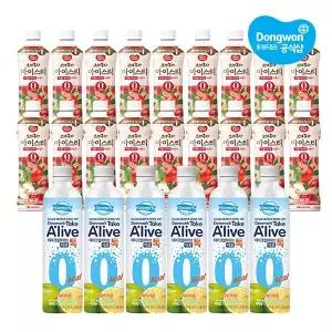 [동원] 보성홍차 애플 18개 +테이크얼라이브 제로톡 스위티자몽 400ml x 6개