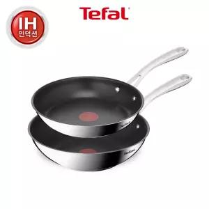 [테팔] 퍼펙트 레지스트 티타늄3X 프라이팬 2종(팬24+웍28)