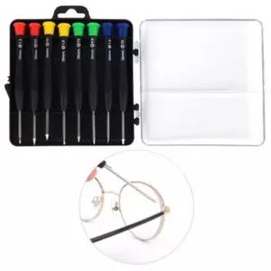 안경 수리 정밀 공구 미니 드라이버 세트 8P 장난감 밧데리 교체 아이폰 도라이바 십자 일자 별 모양