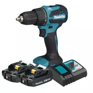 마끼다 DHP490RA2 충전 해머드릴 18V 2.0Ah 배터리 2개 세트