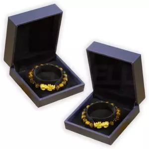 선유화 호안석 비휴팔찌 남성 여성 남성용 여성용 비휴 금전운 재복 행운 밴드형 염주 건강 팔찌 2세트