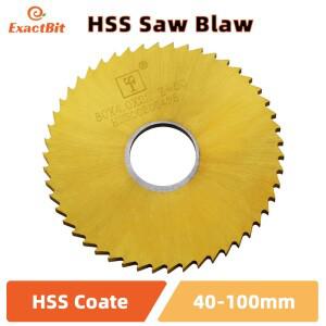 고속 강철 원형 톱날, 노치 밀링 블레이드, 코발트 함유 티타늄 도금, 외경 40mm-300mm