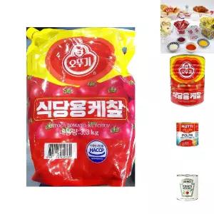 토마토케찹(오뚜기 파우치 3.3K)/케찹/토마토/케첩/케？y/식당용/케？R/대용량/캐찹/캐첩/업소용/매장용/고급