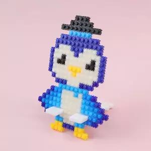 정인아트 디폼블럭(8mm) 폰거치대 갓쓴펭귄 만들기 1인 set