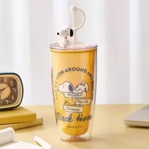 락앤락 스누피 더블월 콜드컵 HAP507DYEL SNP