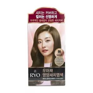 려 우아채 한방 새치 크림 염색약 7N 밝은갈색/머리/셀프/염색/커버/멋내기/편한/일반/바르는/간편/칼라