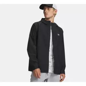[언더아머](의정부점)6009583 001 블랙 UA 클라우드스트라이크 방수 기능성 바람막이 자켓