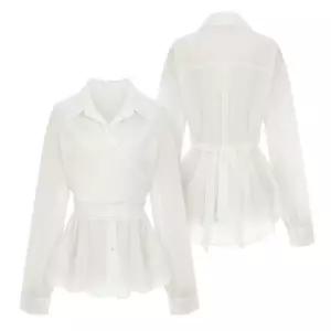 (택가 109000원)[티뷰] 페미닌레이어드랩블라우스_V6A-CBL024