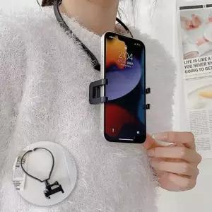 ( )목걸이형 넥거치대 핸드폰 침대용 만능거치대 넥홀더