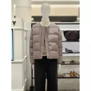 [시슬리](신세계 사우스시티)여성 라운드넥 오리털 미들패딩 베이지 SAPD81561-BG