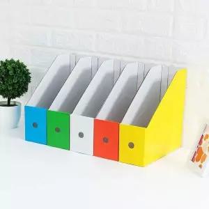 종이 파일꽂이 5p 칼라 트레이 클리어화일 학교