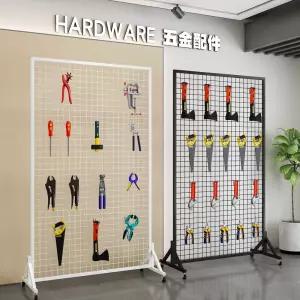 철망 네트망 선반 메쉬망 대형 거치대 메쉬 진열대 이동식 매장