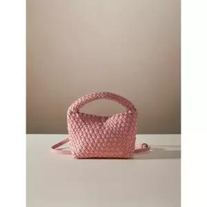 [지센] 비비드 위빙 미니 탑핸들백 LAABO502_PK