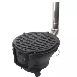 무쇠 숯불화로 스토브 그릴팬 숯불그릴 바베큐 야외 장작난로