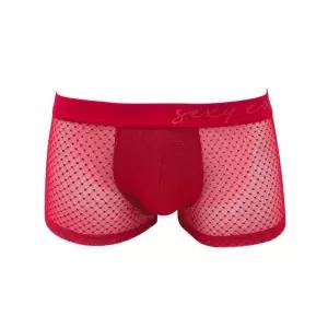 [롯데백화점]섹시쿠키 레드 도트 망사 남성 드로즈 SCMDB706