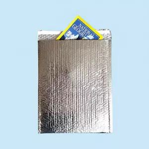 은박 보냉 보온 택배 봉투 에어캡 뽁뽁이 안전 포장재 22x30cm 25매