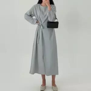 [에이와비] 루드랩롱원피스 -2color