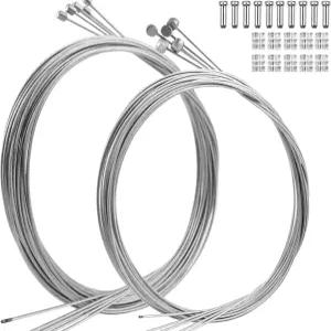 NEPIVDOS 10PCS 자전거 브레이크 케이블 시프터 산악 및 로드 바이크용 라인 시프트 시마노 스람 세트
