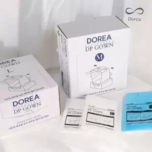 도레아 일회용 CPE 비닐가운 개별포장 20매 방수 앞치마 김장 위생