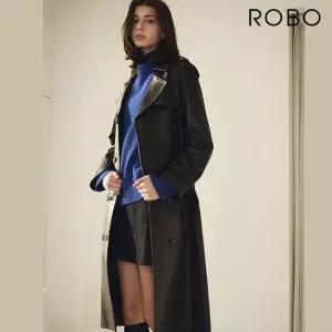 [최초가 799 000원] 이태리 베지터블 램스킨 트렌치코트