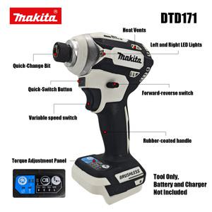 마키타 DTD171 멀티컬러 브러시리스 전동 드릴 드라이버 가정용 소형 충전식