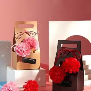 키득키득 크라프트 종이백 카네이션 바구니 만들기 패키지