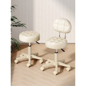 바퀴 투명 이동식 화장대 원형의자 스텐 진료 철제 구성 메이크업