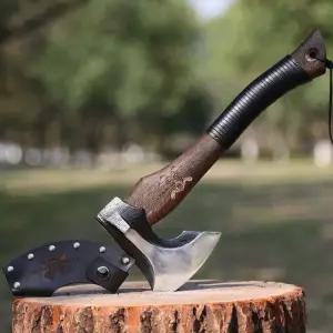 토마호크 도끼 캠핑용 장작 패기 벌목 바이킹 단조 손도끼 아웃도어 서바이벌
