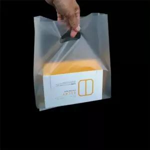 깔끔한 HD 반투명 M형 팬시 봉투 30X40cm 옆18cm 100매/비닐/쇼핑백/폭넓은/선물/배달/포장/링/고리