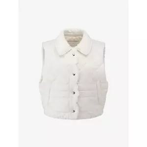 [듀엘](센텀시티점)스칼럽 크롭 패딩 베스트 D254PSG836