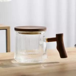 유리 거름망 차 내열 우리기 찻주전자