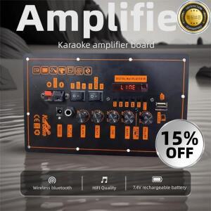 Woopker 7.4V 12V 앰프 보드 40W 스피커 블루투스 AUX 녹음 지원 홈 시어터 DIY 자동차 및 가정용